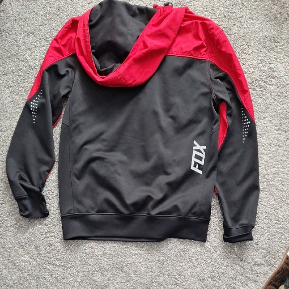 Fox Red and Black Pullover Hoodie - Picture 3 of 3